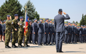 Předání funkce velitele Správy letiště Pardubice