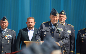 Předání funkce velitele Správy letiště Pardubice