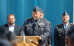 Předání funkce velitele Správy letiště Pardubice