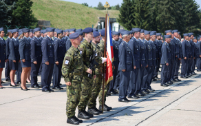 Předání funkce velitele Správy letiště Pardubice