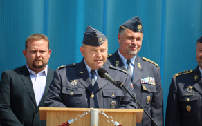Předání funkce velitele Správy letiště Pardubice
