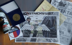 Certifikát z memoriálu parašutistů.