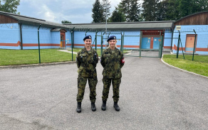 Příslušnice aktivní zálohy Správy letiště Pardubice